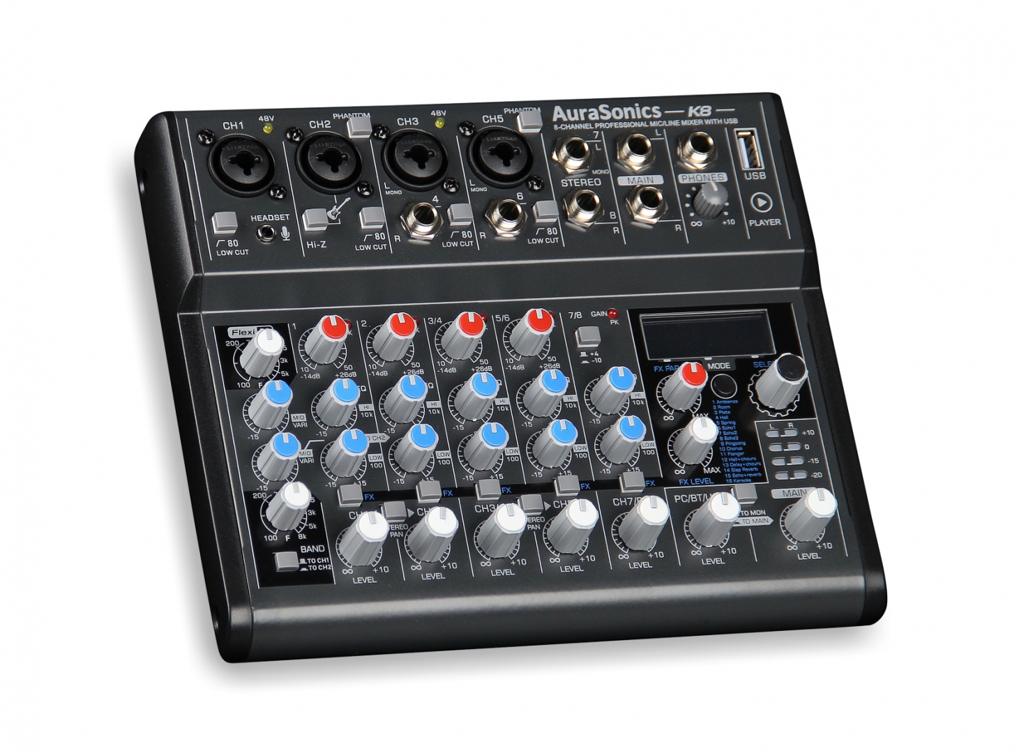 AuraSonics K8 компактный микшерный пульт в Алтайском крае