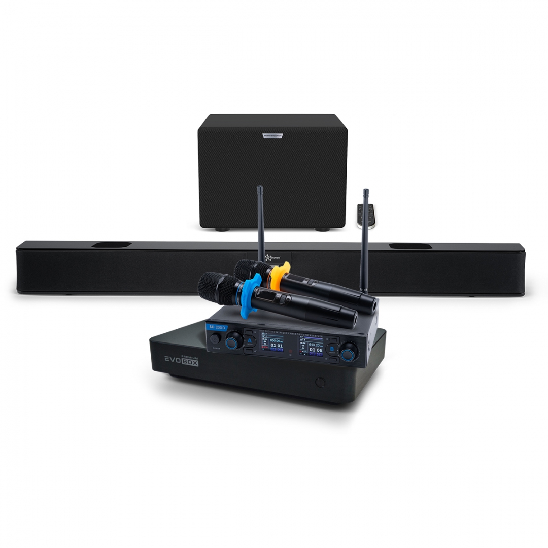 Hi-End караоке-система EVOBOX Premium + EvoSoundBar (саундбар с караоке) в Алтайском крае