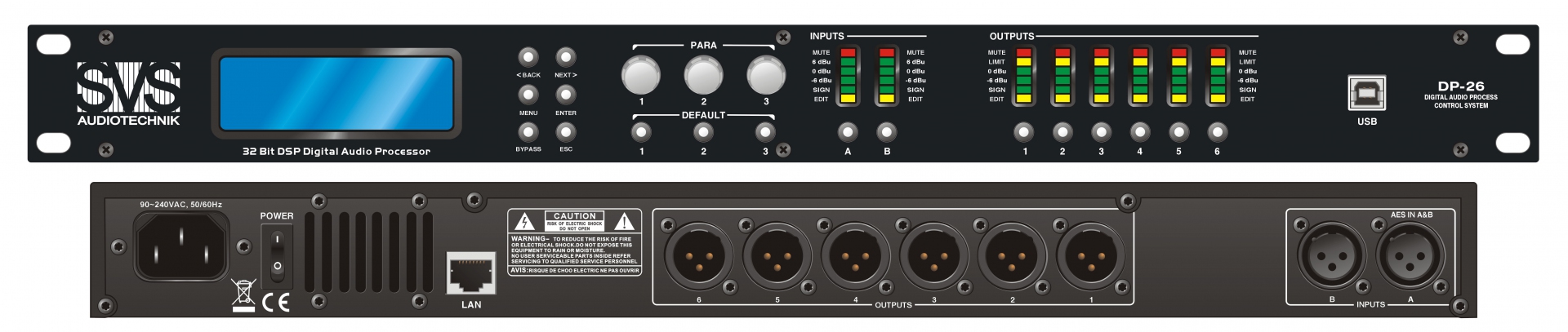 SVS Audiotechnik DP-26 Цифровой процессор: 2 входа 6 выходов в Алтайском крае