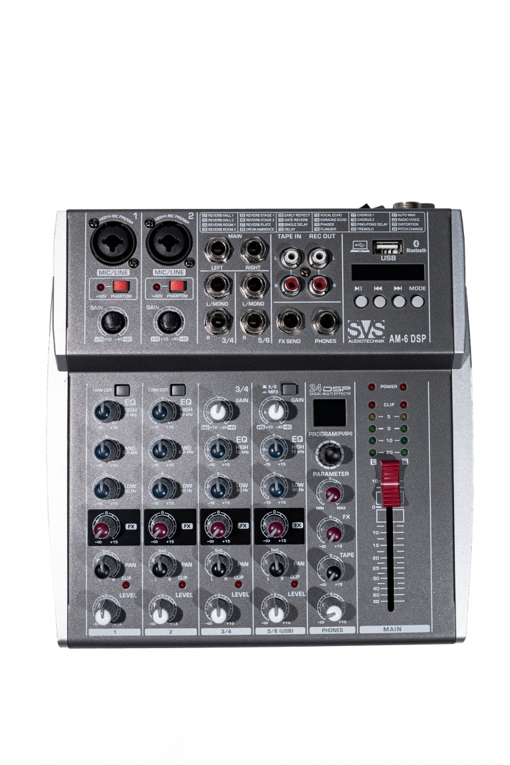 SVS Audiotechnik mixers AM-6 DSP Микшерный пульт аналоговый, 6-канальный SVS Audiotechnik mixers в Алтайском крае